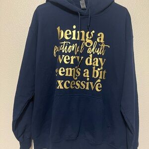 Gildan Heavy Blend Navy Hoodie